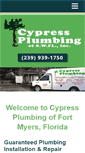 Mobile Screenshot of cypressplumbinginc.com